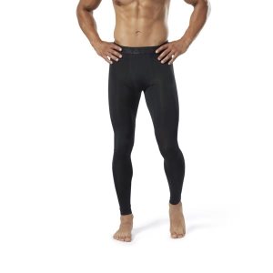 Reebok WOR Big Logo Compression Tights Herren - Schwarz - DE 974-ATC